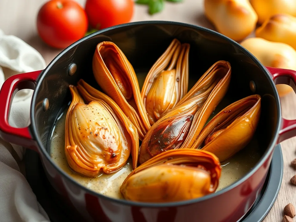 Poireaux en tronçons dans une cocotte-minute en cuisson vapeur
