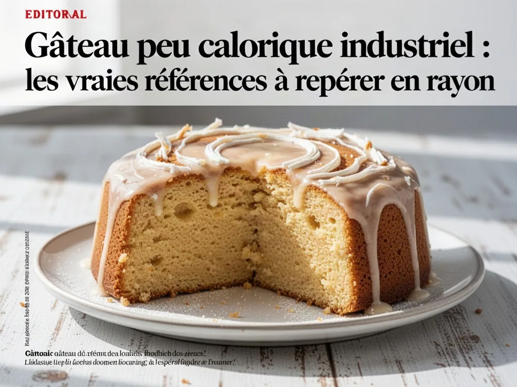 Gâteau peu calorique industriel : les vraies références à repérer en rayon